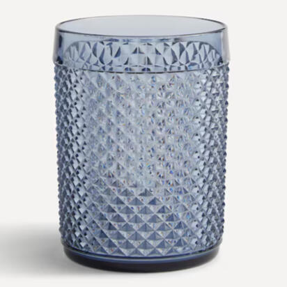 12 Vasos de agua acrílico Picas El Corte Inglés 48€