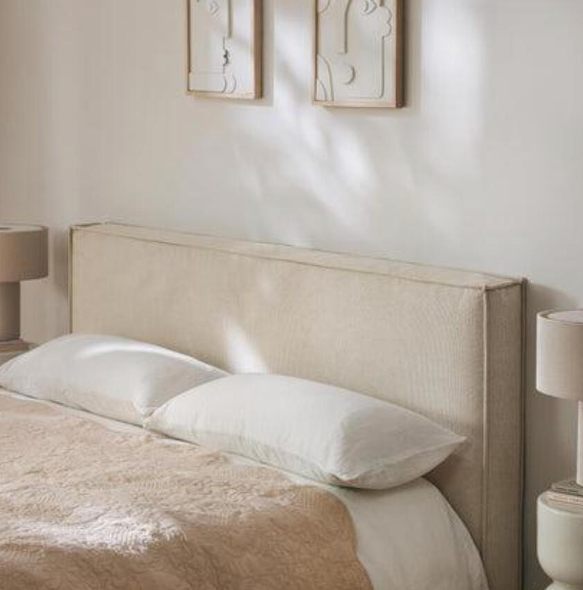 Cabecero tapizado Kamila, para montaje en pared 190x80 Westwing 329€